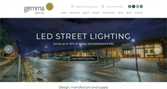 Desktop Screenshot of gemmalighting.com